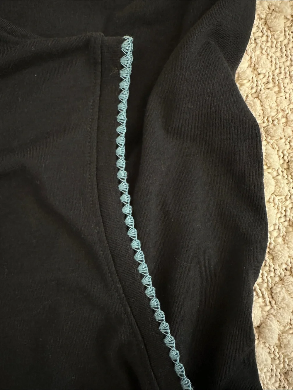 Nike Womens Crochet Trimmed Yoga Tank Top Black Dri-FIT Sleeveless Size Small